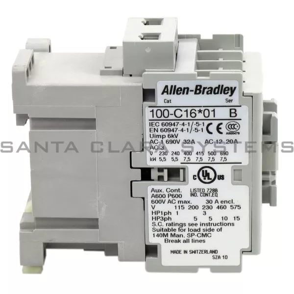 Contactor Allen Bradley 100-C16A01 16A, 3P, 240 Vac - Zimac.cl