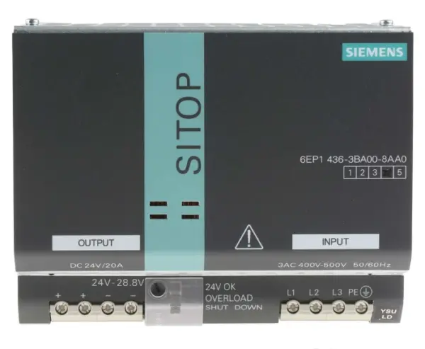 Fuente de alimentación de carril DIN Siemens SITOP MODULAR